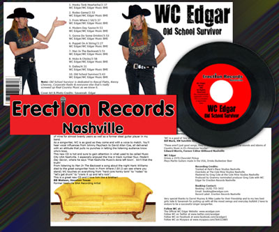 WC Edgar CD inserts by Caligraphics